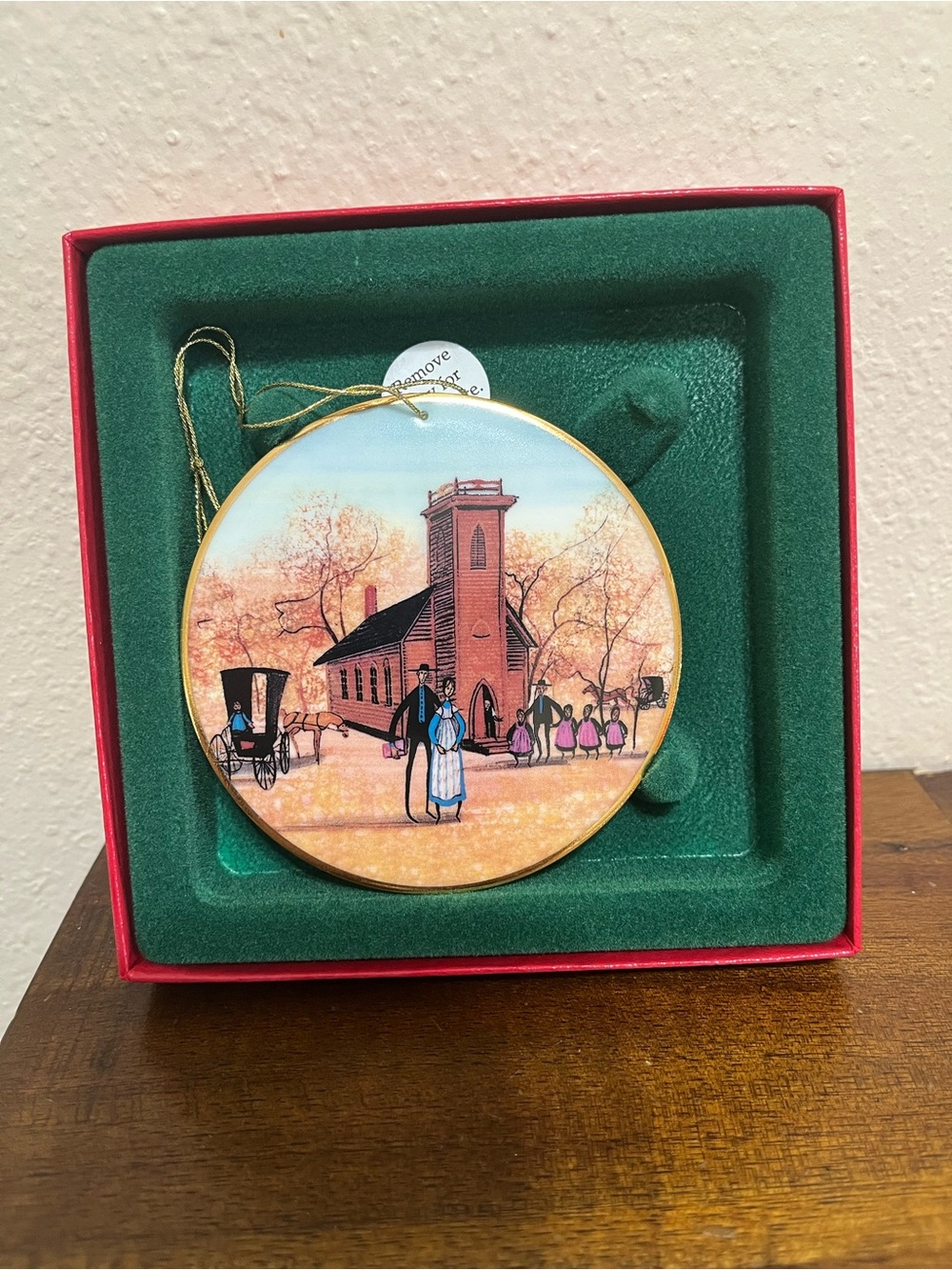 P. Buckley Moss Autumn’s Faith Ornament